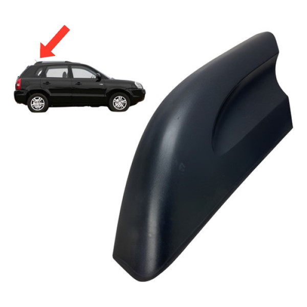 Acabamento Rack Traseiro Direito Hyundai Tucson Até 2017 Preto