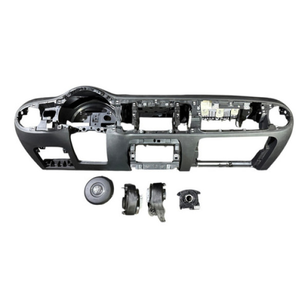 Kit Air Bag Vw Fusca 2012 A 2016 Preto  Preto
