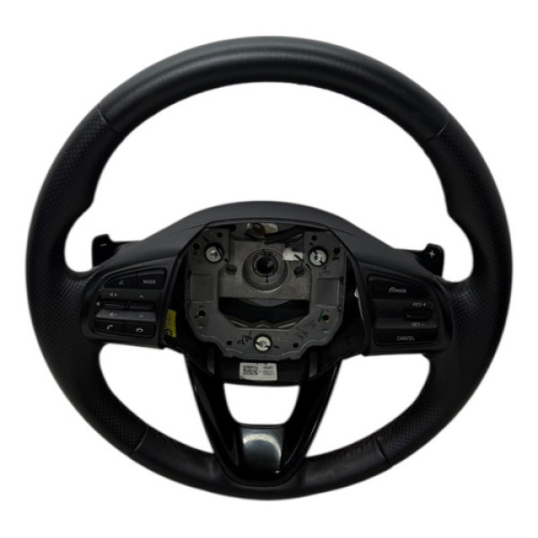 Volante Direção Com Borboleta Hyundai Hb20 2020 Diante  Preto