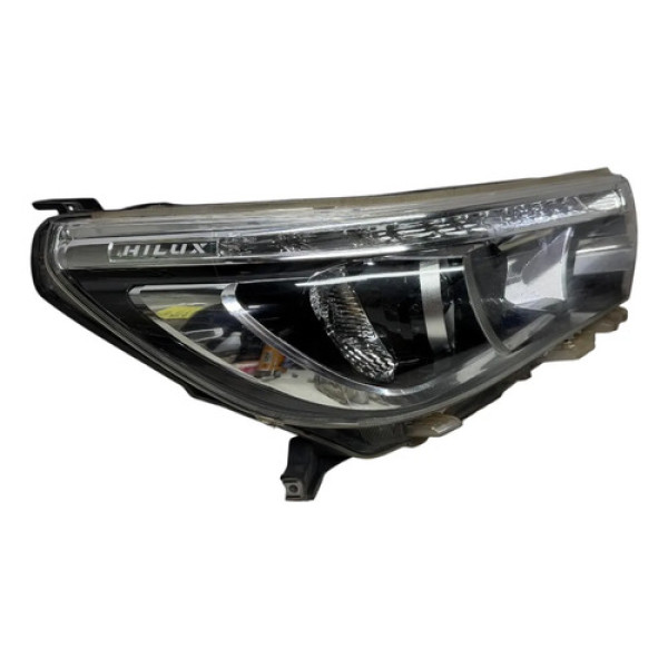 Farol Direito Led Toyota Hilux 2016 A 2020 Com Detalhe  Direito/passageiro