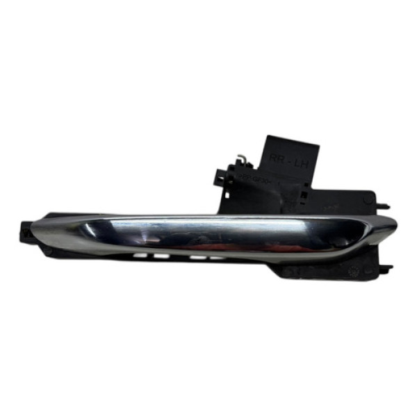 Maçaneta Traseira Esquerda Cromada Hyundai Hb20 2020 Diante  Prateado Traseira