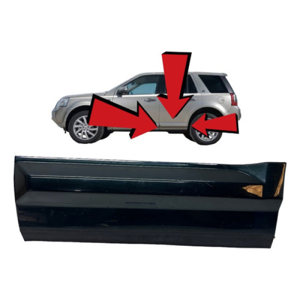Moldura Aplique Porta Traseira Esquerda Freelander 2