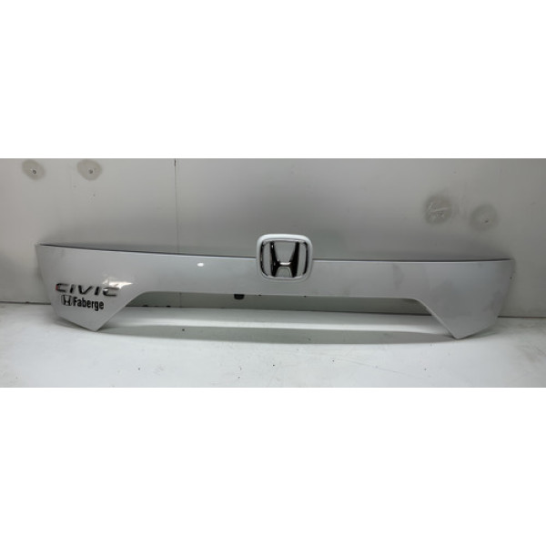 Moldura Tampa Traseira Honda Civic G10 Cinza Fosco