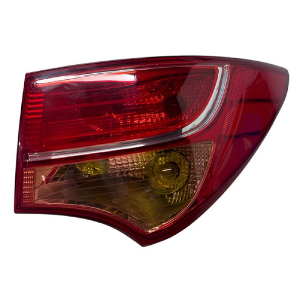 Lanterna Traseira Direita Hyundai Santa Fe 2014 Acima  Direito/passageiro Vermelho