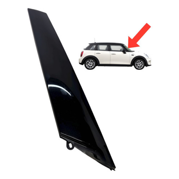 Acabamento Moldura Pára-brisa Direito Mini Cooper 2015 F55  Preto