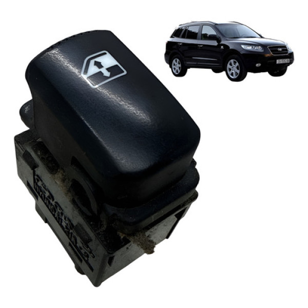Botão Vidro Elétrico Hyundai Santa Fe 2006 A 2013 