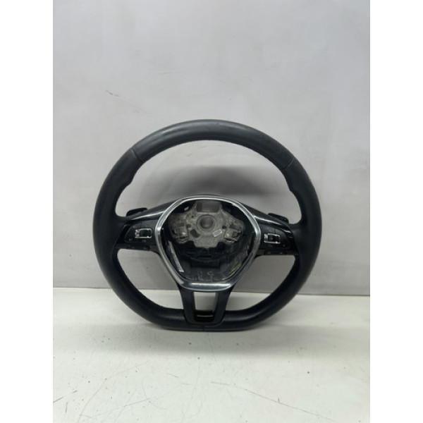 Volante Direção Polo Virtus T-cross Com Comando Som E Padle