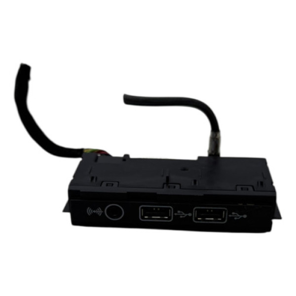 Entrada Usb Aux Vw Tiguan 2019 2020 5qf035726  Preto