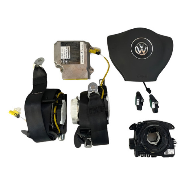Kit Air Bag Vw Tiguan 2012 A 2017 Preto