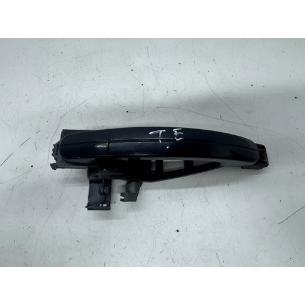 Maçaneta Externa Traseira Esquerda Ford Focus 2009 A 2013 Preto Traseira