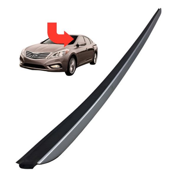 Acabamento Moldura Pára-brisa Esquerdo Hyundai Azera 12/16 Preto
