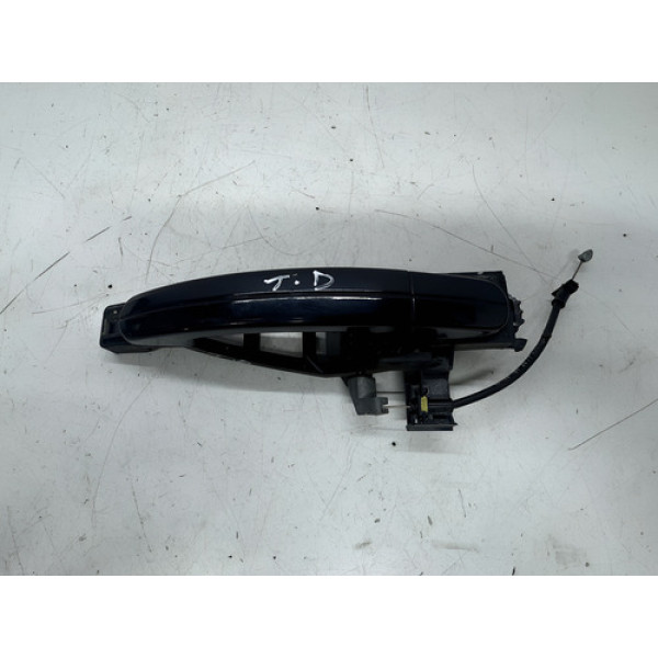 Maçaneta Externa Traseira Direita Ford Focus 2009 A 2013 Preto Traseira