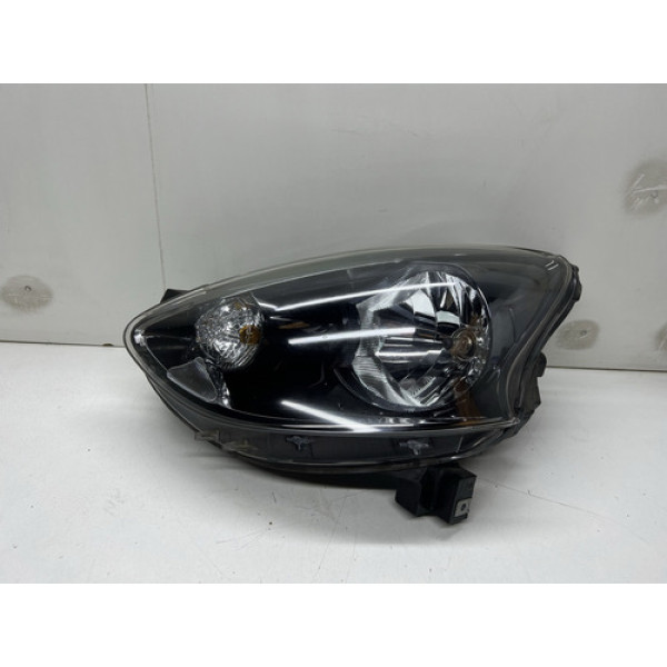 Farol Esquerdo Nissan March 2017 Mascara Negra Esquerdo/motorista