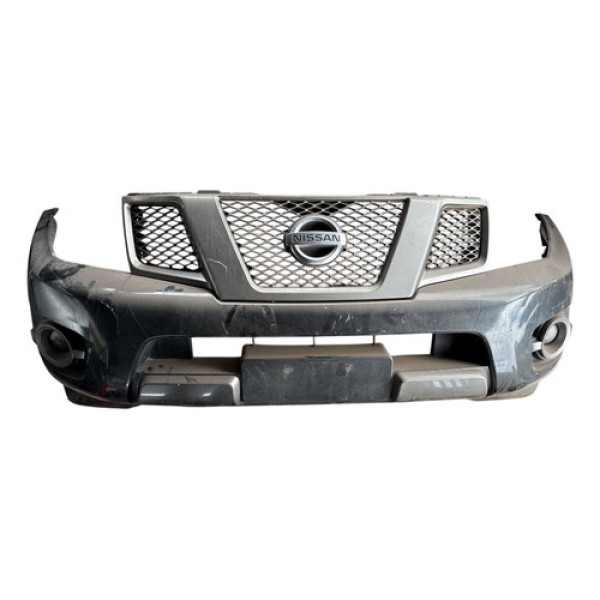 Parachoque Dianteiro Completo Nissan Frontier Attack 13 14 Cinza