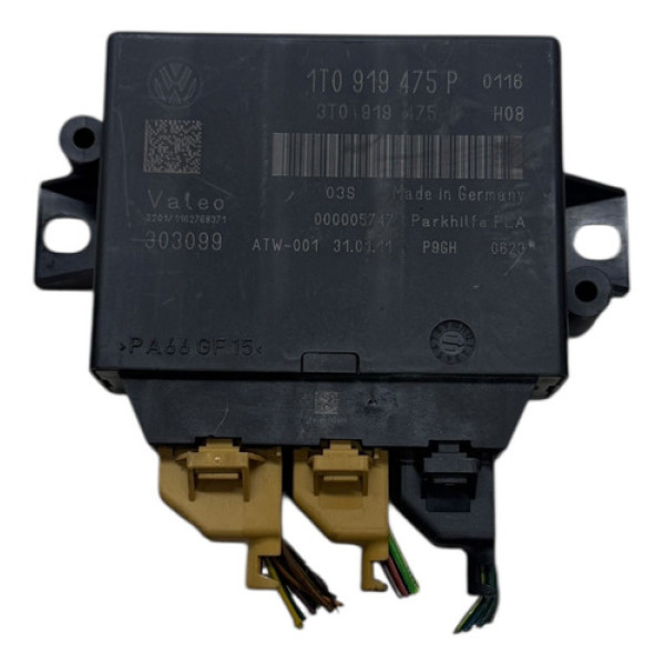 Módulo Sensor Estacionamento Vw Tiguan 1t0919475p Preto