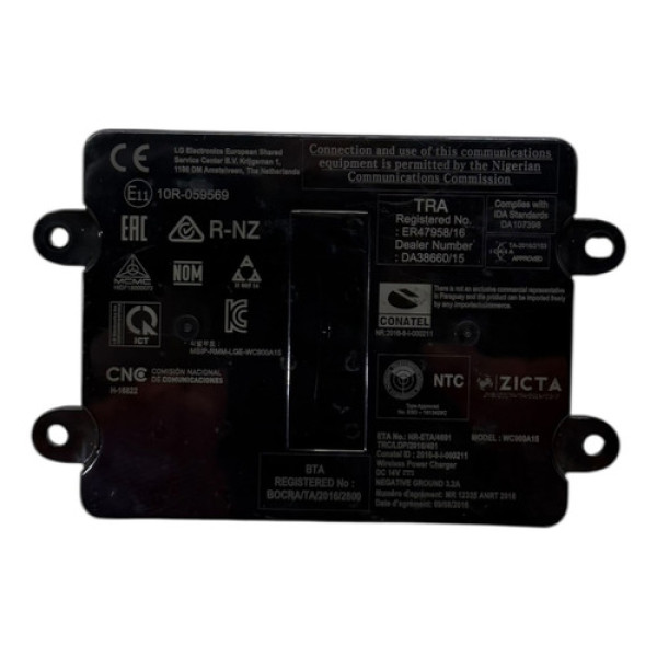 Carregador Indução Chevrolet Ônix Plus 13533077  Preto