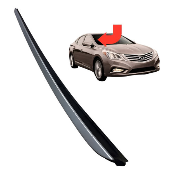 Acabamento Moldura Pára-brisa Direito Hyundai Azera 12/16 Preto