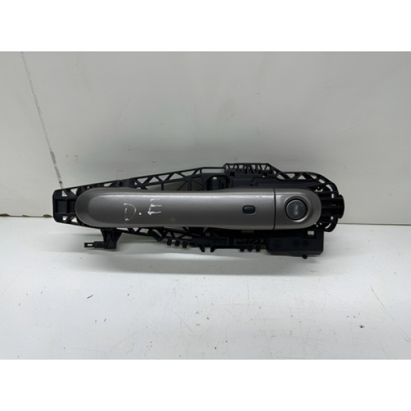 Macaneta Externa Dianteira Esquerda Jeep Renegade Com Sensor Preto Dianteira