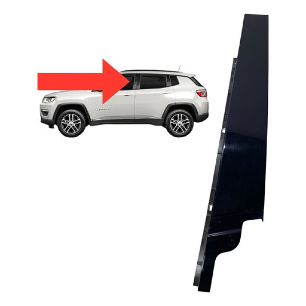 Acabamento Coluna Da Porta Dianteira Esquerda Jeep Compass 