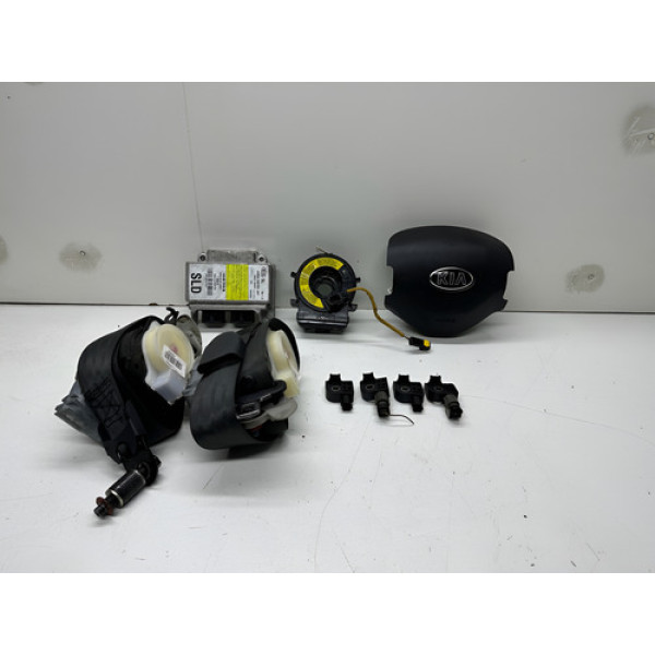 Kit Air Bag Kia Sportage 2013 A 2016 Preto